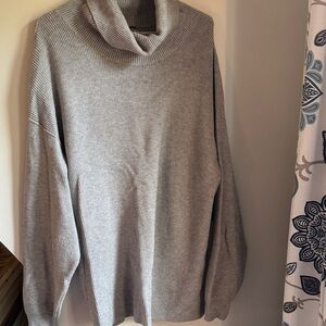 Free People Gray Turtleneck Sweater